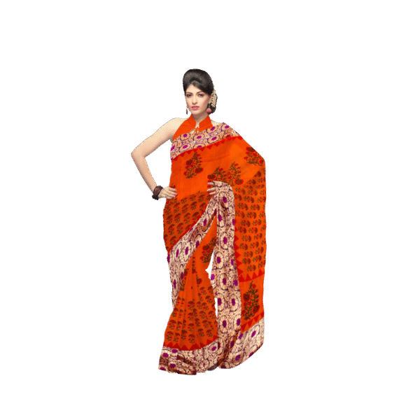 Red Women Saree